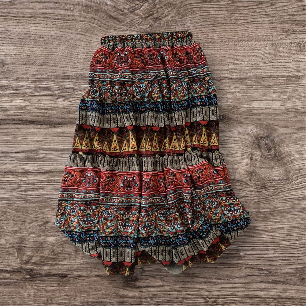 Bohemian Inspired Maxi Skirt for Casual Wear